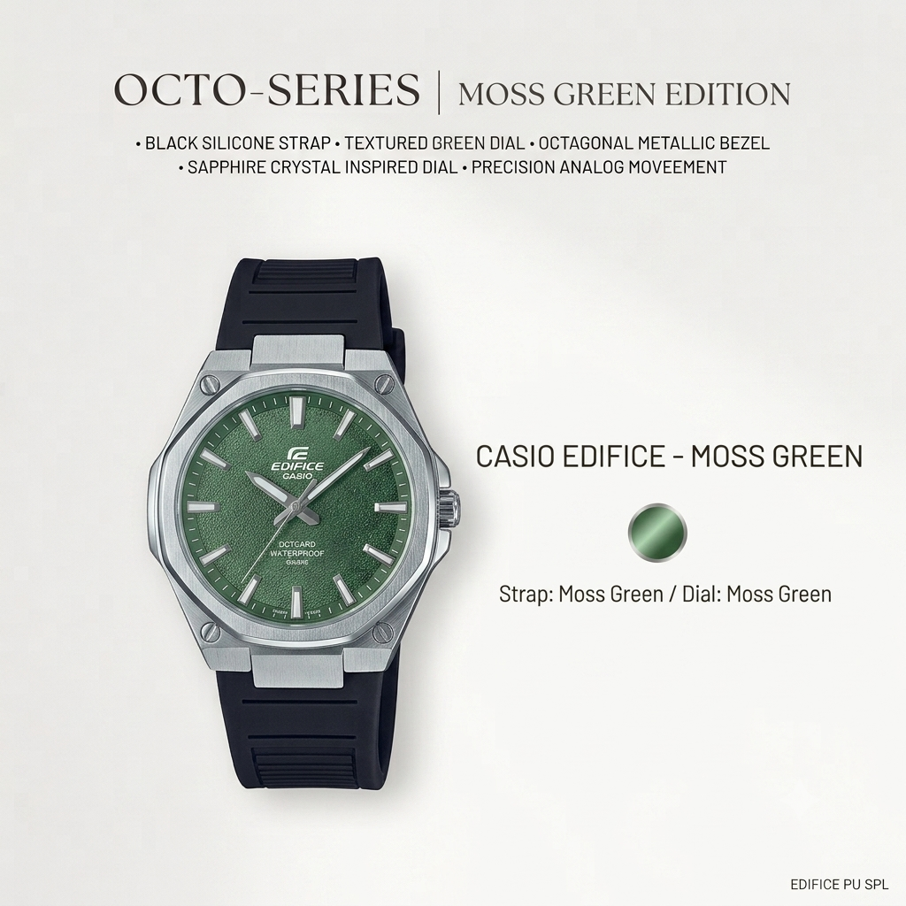 CASIO EDIFICE Octo-Series Premium Quartz Watch
