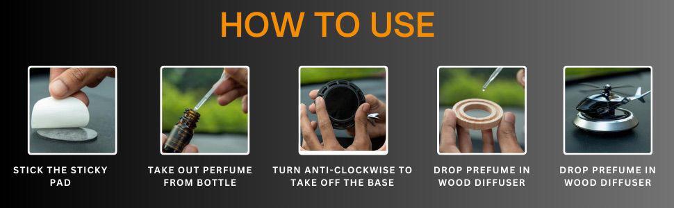 Premium Car Accessories Combo – Helicopter Freshener + 360° Magnetic Phone Holder